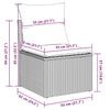 vidaXL Σετ Καναπέ Κήπου 5 pcs Μπεζ και Κρέμα 55 x 55 x 37 εκ