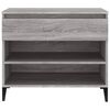 vidaXL Παπουτσοθήκη Γκρι Sonoma 70x36x60 εκ. από Επεξεργασμένο Ξύλο