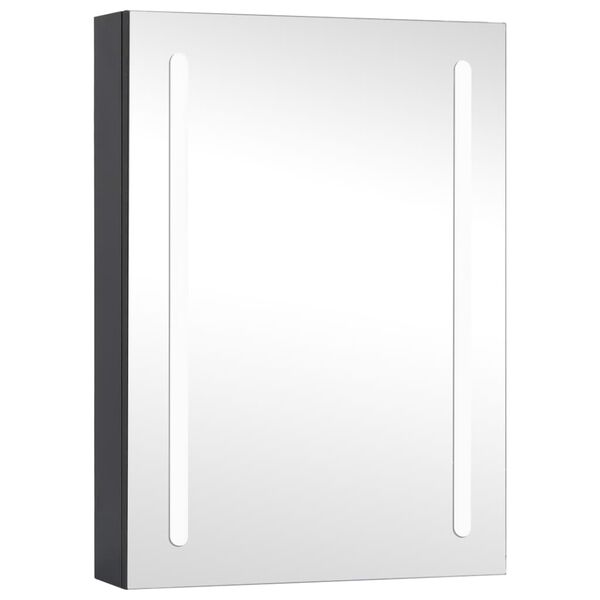 vidaXL Καθρέφτης Μπάνιου με Ντουλάπι & LED 50 x 13 x 70 εκ.