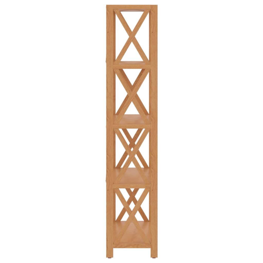 vidaXL Ραφιέρα 5 Επιπέδων 80 x 30 x 146 εκ. από Μασίφ Ξύλο Δρυός