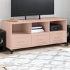 vidaXL Έπιπλο Τηλεόρασης Ροζ 100,5x39x43,5 εκ. Ατσάλι