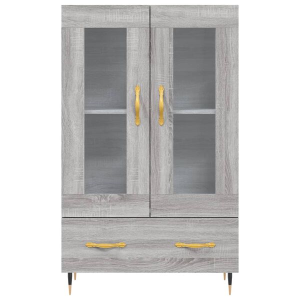 vidaXL Ντουλάπα Γκρι Sonoma 69,5 x 31 x 115 εκ. από Επεξεργασμένο Ξύλο