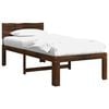 vidaXL &Mu;&omicron;&nu;ό &Kappa;&rho;&epsilon;&beta;ά&tau;&iota; &mu;&epsilon; &Kappa;&epsilon;&phi;&alpha;&lambda;ά&rho;&iota; ROSTOCK &Sigma;&kappa;&omicron;ύ&rho;&omicron; &Kappa;&alpha;&phi;έ 90 x 200 cm