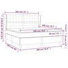 vidaXL &Kappa;&rho;&epsilon;&beta;ά&tau;&iota; Boxspring &mu;&epsilon; &Sigma;&tau;&rho;ώ&mu;&alpha; &Alpha;&nu;&omicron;&iota;&chi;&tau;ό &Gamma;&kappa;&rho;&iota; 180x200 &epsilon;&kappa;. &Upsilon;&phi;&alpha;&sigma;&mu;ά&tau;&iota;&nu;&omicron;