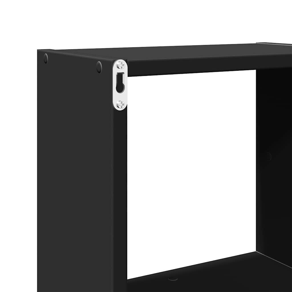 vidaXL Ντουλάπι Τοίχου Μαύρο 78x18x71 εκ. από Επεξεργασμένο Ξύλο