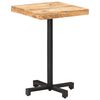 vidaXL Τραπέζι Bistro Τετράγωνο 50x50x75 εκ. Ακατέργαστο Ξύλο Μάνγκο