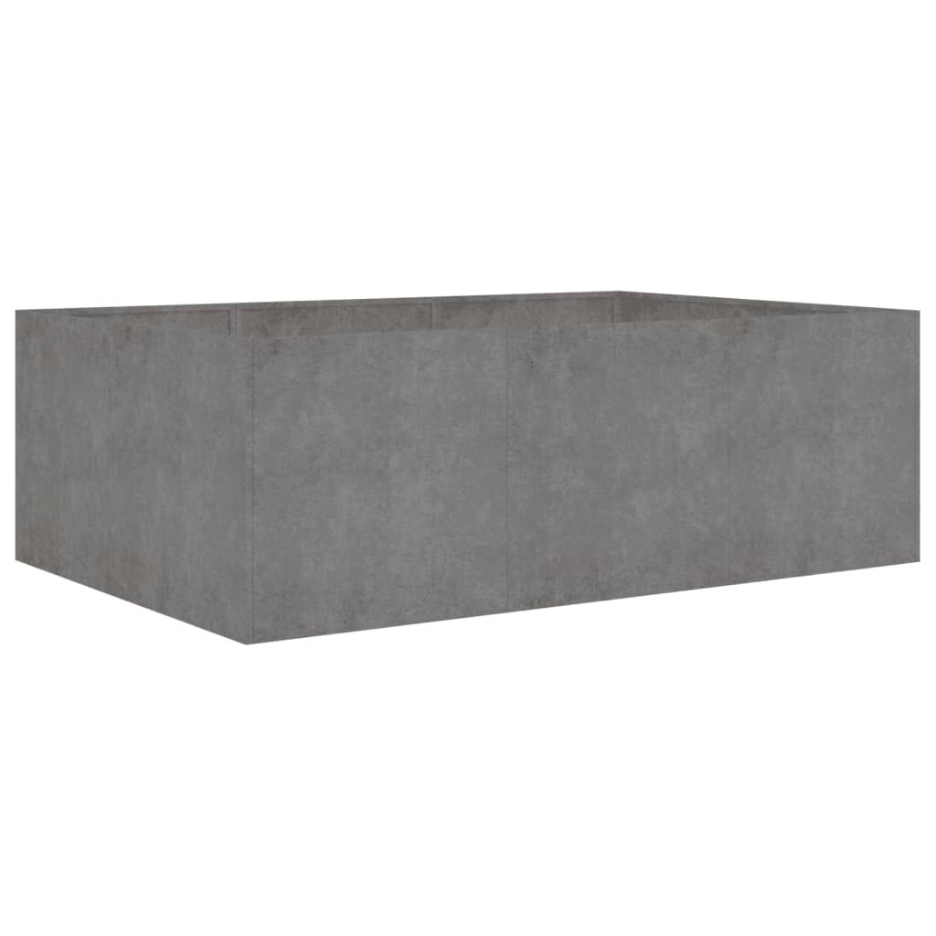 vidaXL Ζαρντινιέρα 120 x 80 x 40 εκ. από Ατσάλι Σκληρυθέν στον Αέρα