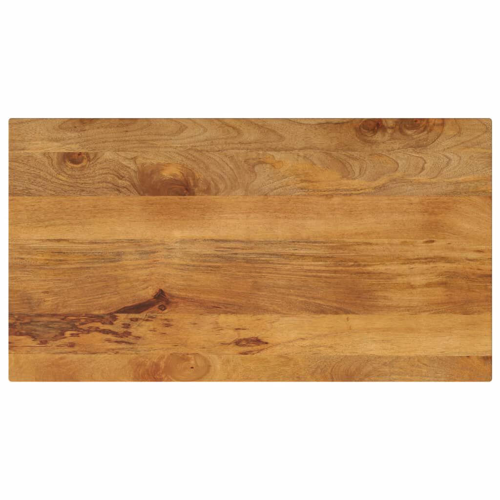 vidaXL Επιφάνεια Τραπεζιού Ορθογώνια 100x70x3,8 εκ. Μασίφ Ξύλο Μάνγκο
