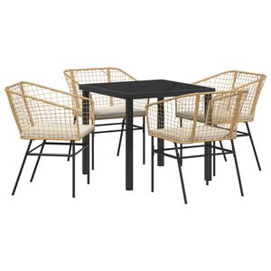 vidaXL &Sigma;έ&tau; &phi;&alpha;&gamma;&eta;&tau;&omicron;ύ &gamma;&iota;&alpha; &kappa;ή&pi;&omicron; 5 pcs &Kappa;&alpha;&phi;έ &sigma;&upsilon;&nu;&theta;&epsilon;&tau;&iota;&kappa;ό &rho;&alpha;&tau;ά&nu;