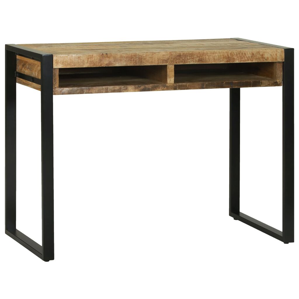 vidaXL Καθρέφτης με Τουλάπι 100x50x75 εκ Solid Rough Wood Mango