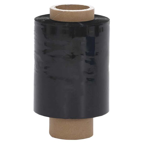 vidaXL Stretch Films 10 τεμάχια Μαύρο 23 μm 10 cm x 150 m