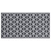 vidaXL Χαλί εξωτερικού χώρου ARAKIL Μαύρο 80x150 cm PP