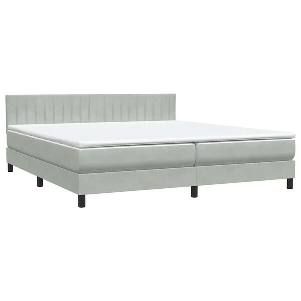 vidaXL &Kappa;&rho;&epsilon;&beta;ά&tau;&iota; Boxspring &mu;&epsilon; &Sigma;&tau;&rho;ώ&mu;&alpha; &Alpha;&nu;&omicron;&iota;&chi;&tau;ό &Gamma;&kappa;&rho;&iota; 180x210 &epsilon;&kappa;. &Beta;&epsilon;&lambda;&omicron;ύ&delta;&iota;&nu;&omicron;