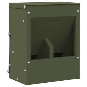 vidaXL Ταΐστρα Χαμστεριών Ελιά Πράσινη 20 x 12,5 x 25 εκ.