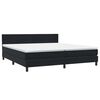 vidaXL &Kappa;&rho;&epsilon;&beta;ά&tau;&iota; Boxspring &mu;&epsilon; &Sigma;&tau;&rho;ώ&mu;&alpha; & LED &Mu;&alpha;ύ&rho;&omicron; 180x210 &epsilon;&kappa;. &Beta;&epsilon;&lambda;&omicron;ύ&delta;&iota;&nu;&omicron;