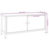 vidaXL Έπιπλο Τηλεόρασης με Πόρτες Sonoma Δρυς 102x35x45 εκ. Επεξ.Ξύλο