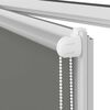 vidaXL Roller Blind Blackout γκρί 40x210 cm Πλάτος υφάσματος 35,7 cm