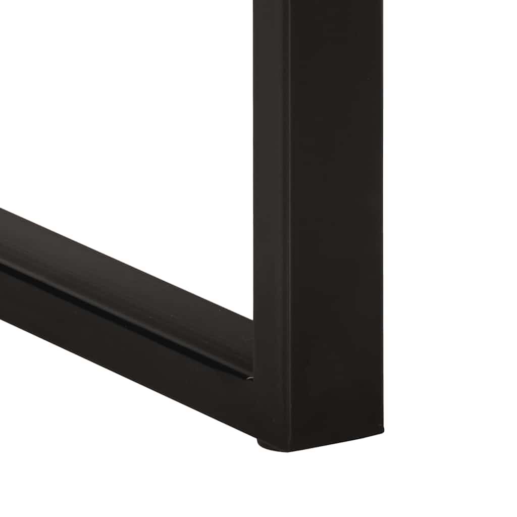 vidaXL Τραπεζάκι Πολύχρωμο 35x35x50 cm Ξύλο μασίφ αναγεννημένο