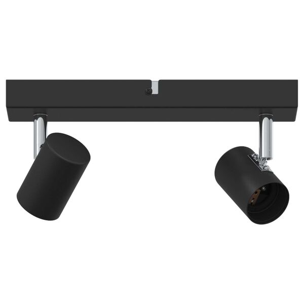 vidaXL Σποτ οροφής Μαύρο 26 x 6.5 x 11.5 εκ Ατσάλι