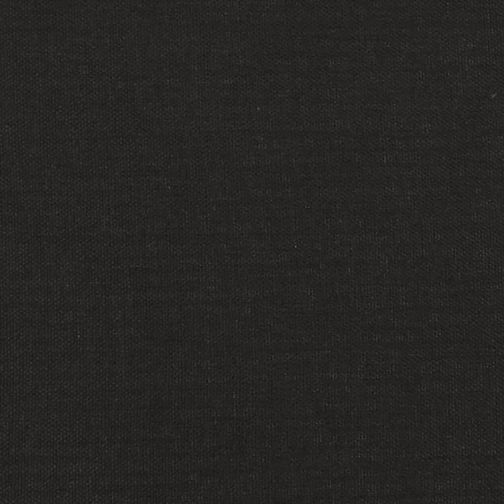 vidaXL Υποπόδιο Μαύρο 45 x 29,5 x 35 εκ. Υφασμάτινο