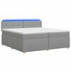 vidaXL &Kappa;&rho;&epsilon;&beta;ά&tau;&iota; box spring &mu;&epsilon; &sigma;&tau;&rho;ώ&mu;&alpha; &Alpha;&nu;&omicron;&iota;&chi;&tau;ό &gamma;&kappa;&rho;&iota; 200 x 200 cm Ύ&phi;&alpha;&sigma;&mu;&alpha;