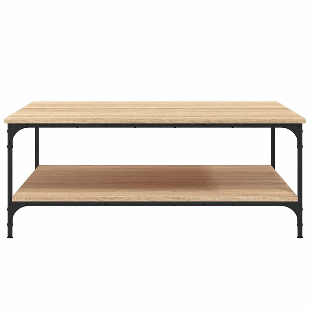 vidaXL Τραπεζάκι Σαλονιού Sonoma Δρυς 100x100x40 εκ Επεξεργασμένο Ξύλο