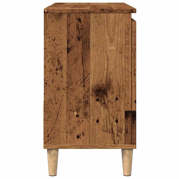 vidaXL Ντουλάπι νιπτήρα Παλιό ξύλο 65x33x60 cm Κατασκευασμένο ξύλο