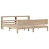 vidaXL Πλαίσιο Κρεβατιού με Κεφαλάρι 200x200 εκ. από Μασίφ Ξύλο Πεύκου
