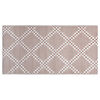 vidaXL χαλί εξωτερικού χώρου ARAKIL καφέ 120x180 cm PP