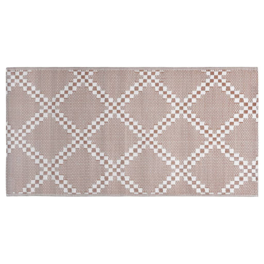 vidaXL χαλί εξωτερικού χώρου ARAKIL καφέ 120x180 cm PP