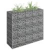 vidaXL Συρματοκιβώτιο-Γλάστρα Υπερυψωμένη 90x30x90 εκ. Γαλβ. Χάλυβας