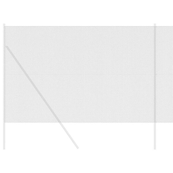 vidaXL Φράχτης Εξαγώνου Γκρι 1.5 x 50 m Ατσάλι