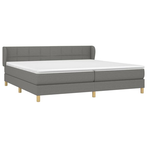 vidaXL &Kappa;&rho;&epsilon;&beta;ά&tau;&iota; Boxspring &mu;&epsilon; &Sigma;&tau;&rho;ώ&mu;&alpha; &Sigma;&kappa;&omicron;ύ&rho;&omicron; &Gamma;&kappa;&rho;&iota; 200x200 &epsilon;&kappa;. &Upsilon;&phi;&alpha;&sigma;&mu;ά&tau;&iota;&nu;&omicron;