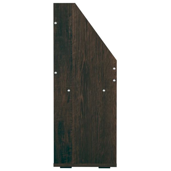 vidaXL Παιδική Ραφιέρα Περιοδ. Καπνιστή Δρυς 71x30x78,5εκ Μοριοσανίδα