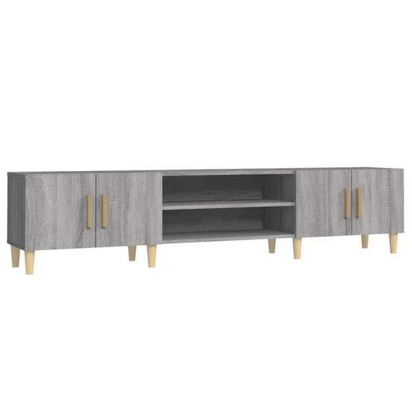 vidaXL Έπιπλο Τηλεόρασης Γκρι Sonoma 180x31,5x40 εκ. από Επεξεργ. Ξύλο