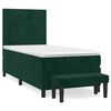 vidaXL &Kappa;&rho;&epsilon;&beta;ά&tau;&iota; Boxspring &mu;&epsilon; &Sigma;&tau;&rho;ώ&mu;&alpha; &Sigma;&kappa;&omicron;ύ&rho;&omicron; &Pi;&rho;ά&sigma;&iota;&nu;&omicron; 90x190 &epsilon;&kappa;. &Beta;&epsilon;&lambda;&omicron;ύ&delta;&iota;&nu;&omicron;