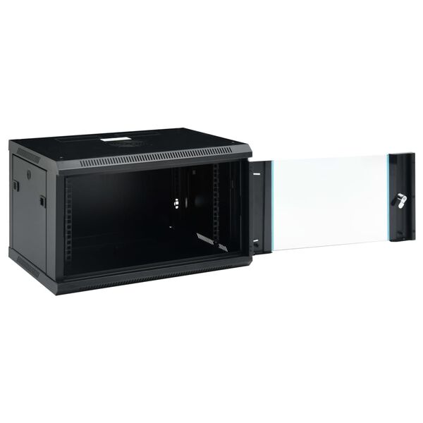 vidaXL Καμπίνα Δικτύου Επιτοίχια 6U 19'' IP20 600x450x375 χιλ.