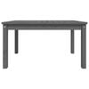 vidaXL Τραπέζι Κήπου Γκρι 82,5x50,5x45 εκ. από Μασίφ Ξύλο Πεύκου