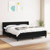 vidaXL &Kappa;&rho;&epsilon;&beta;ά&tau;&iota; Boxspring &mu;&epsilon; &Sigma;&tau;&rho;ώ&mu;&alpha; &Mu;&alpha;ύ&rho;&omicron; 180x200 &epsilon;&kappa;. &Upsilon;&phi;&alpha;&sigma;&mu;ά&tau;&iota;&nu;&omicron;