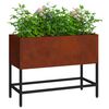 vidaXL &Upsilon;&psi;&omega;&mu;έ&nu;&eta; &Gamma;&lambda;ά&sigma;&tau;&rho;&alpha; &Kappa;ή&pi;&omicron;&upsilon; &Sigma;&kappa; rusty 60 x 26 x 45 &epsilon;&kappa;