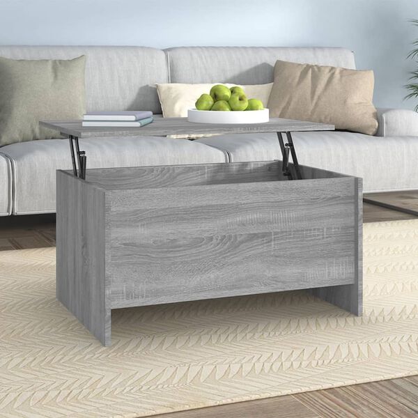 vidaXL Τραπεζάκι Σαλονιού Γκρι Sonoma 80x55,5x41,5 εκ. Επεξεργ. Ξύλο
