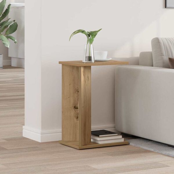 vidaXL End Table Artisan Oak 35 x 25 x 50 &epsilon;&kappa; &Epsilon;&pi;&epsilon;&xi;&epsilon;&rho;&gamma;&alpha;&sigma;&mu;έ&nu;&omicron; &xi;ύ&lambda;&omicron;