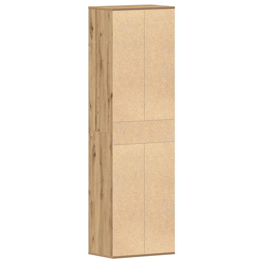 vidaXL Ντουλάπι παπουτσιών Artisan Oak 54x34x183cm Κατασκευασμένο ξύλο