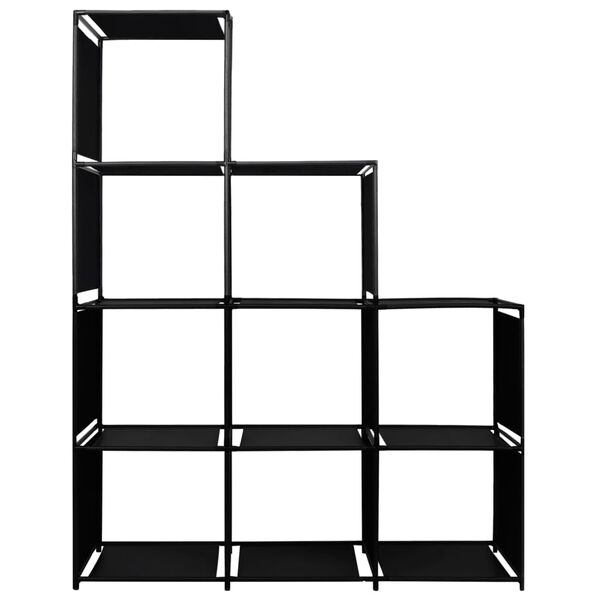 vidaXL Ραφιέρα Σκάλα Προβολής 130 x 45 x 170 εκ. Υφασμάτινη