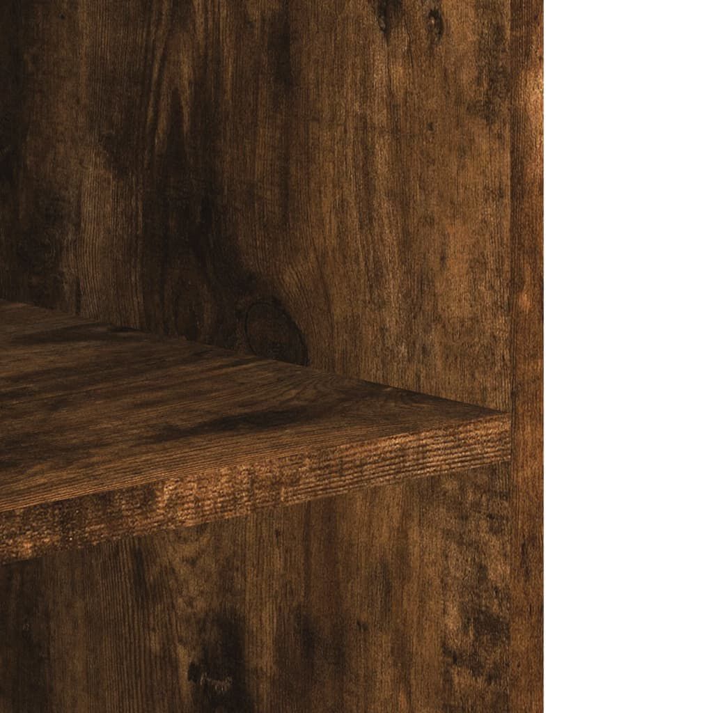 vidaXL Ντουλάπι Τοίχου Καπνιστή Δρυς 75x35x60 εκ. Επεξεργασμένο Ξύλο