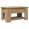 vidaXL &Tau;&rho;&alpha;&pi;&epsilon;&zeta;ά&kappa;&iota; &sigma;&alpha;&lambda;&omicron;&nu;&iota;&omicron;ύ Artisan Oak 79x49x41 cm &Kappa;&alpha;&tau;&alpha;&sigma;&kappa;&epsilon;&upsilon;&alpha;&sigma;&mu;έ&nu;&omicron; &xi;ύ&lambda;&omicron;
