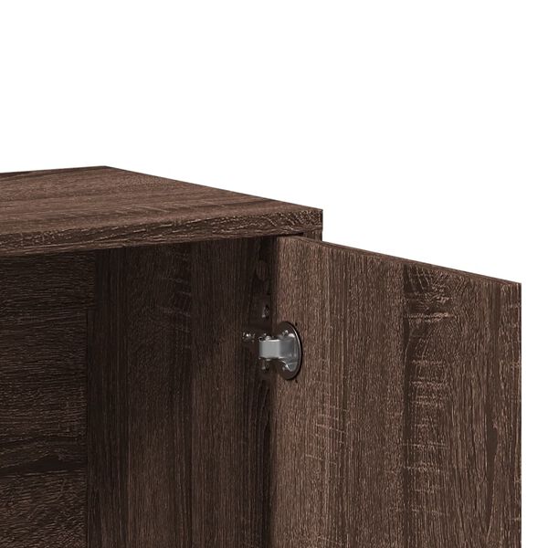 vidaXL Βοηθητικό Ντουλάπι Καφέ Δρυς 60x31x70εκ. από Επεξεργασμένο Ξύλο