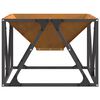 vidaXL Φωτιά Καφέ 50 x 50 x 35 cm Ατσάλι σκληρυθέν στον αέρα