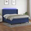 vidaXL &Kappa;&rho;&epsilon;&beta;ά&tau;&iota; Boxspring &mu;&epsilon; &Sigma;&tau;&rho;ώ&mu;&alpha; & LED &Mu;&pi;&lambda;&epsilon; 180x200 &epsilon;&kappa;. &Upsilon;&phi;&alpha;&sigma;&mu;ά&tau;&iota;&nu;&omicron;