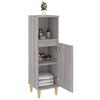 vidaXL Ντουλάπι Μπάνιου Γκρι Sonoma 30x30x100 εκ. Επεξεργασμένο Ξύλο